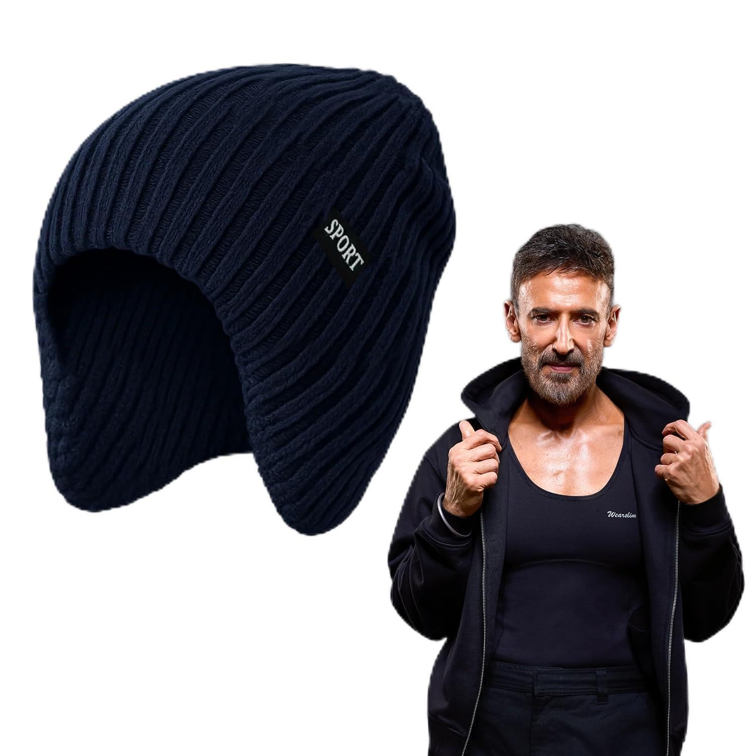 wearslim Winter Cap for Men | Soft Knit Beanie Hat | Warm, Lightweight & Comfortable for Outdoor Use-picture-13