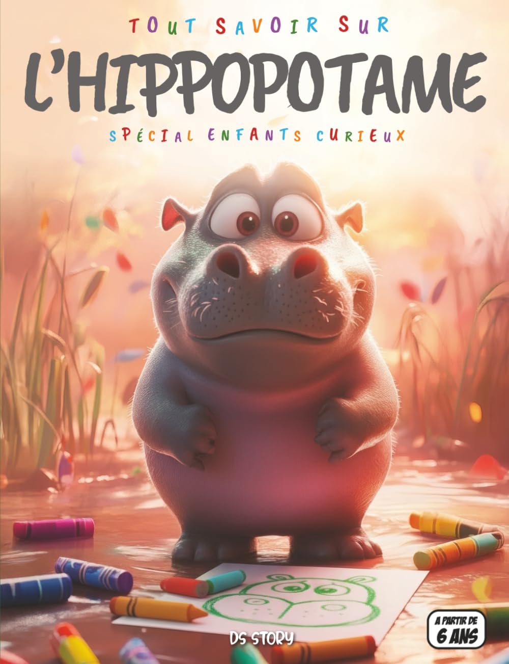 Tout savoir sur les Hippopotames – Spécial enfants curieux: Découverte ludique des géants des rivières, de leur vie aquatique, de leur alimentation et de la protection de la nature