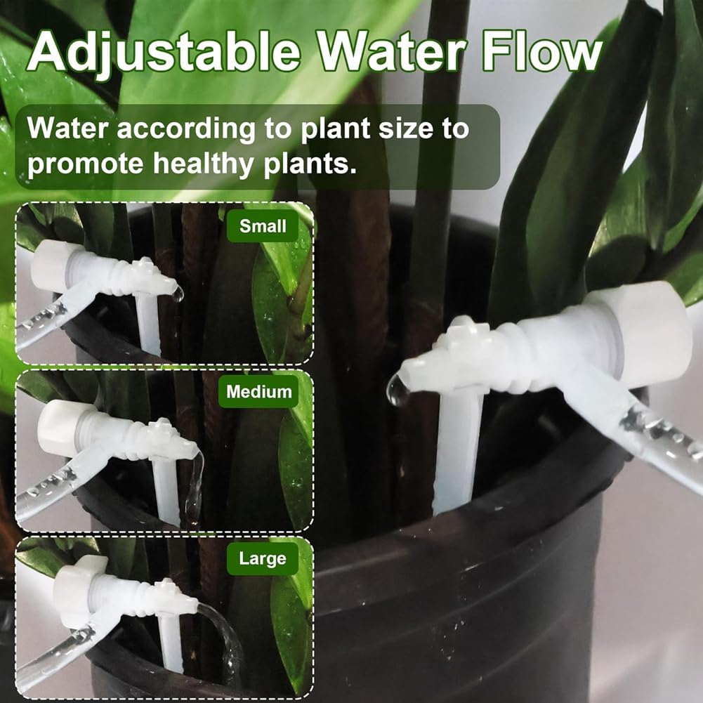 di Automatico con Gocciolatori Regolabili - Kit di A Goccia Automatico con Programmazione Personalizzata 'Acqua