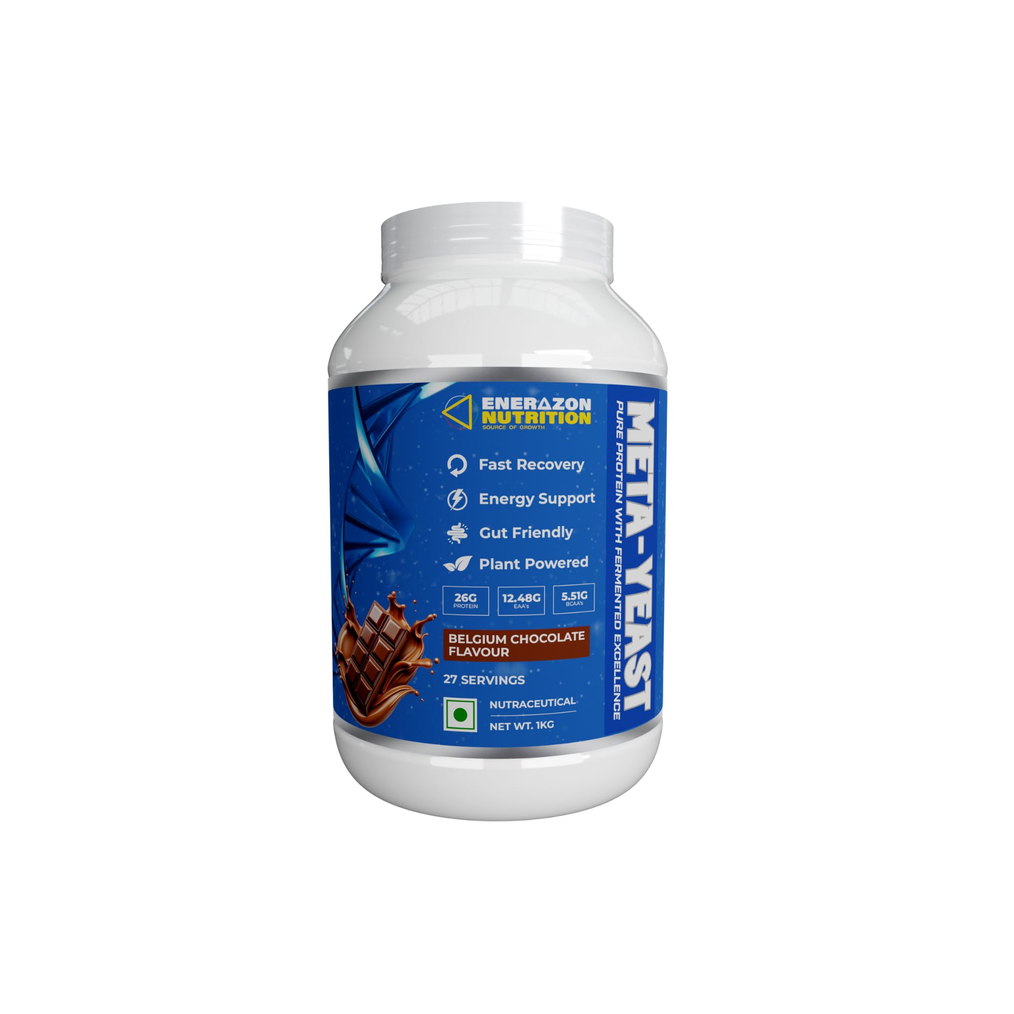 Meta-Yeast Pure Protein With Fermented Excellence | Belgium Chocolate flavour | 1kg-picture-10