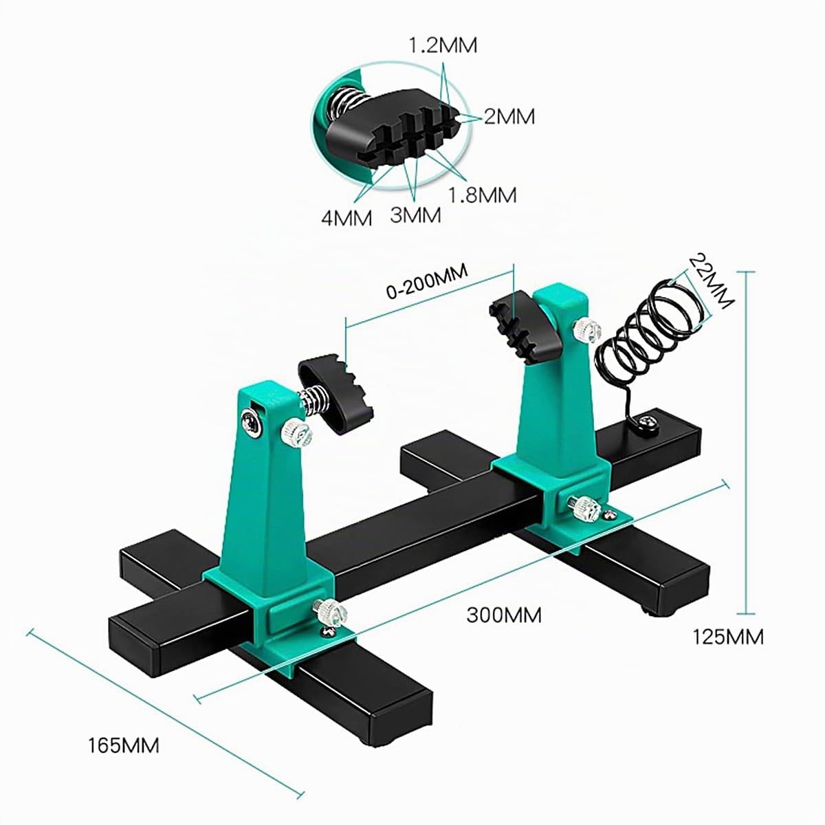 Support de Circuit imprimé, Support d'assemblage de Soudure Robuste, Kit de Serrage à Rotation de 360 degrés, Support de PCB