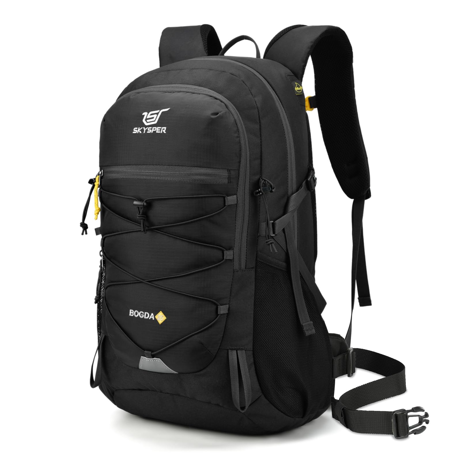 SKYSPER Rucksack 25L Hiking Backpack with Rain Cover, Lightweight Travel Backpack Camping Trekking Daypack for Men Women, Durable Small Rucksack for Outdoor Sports