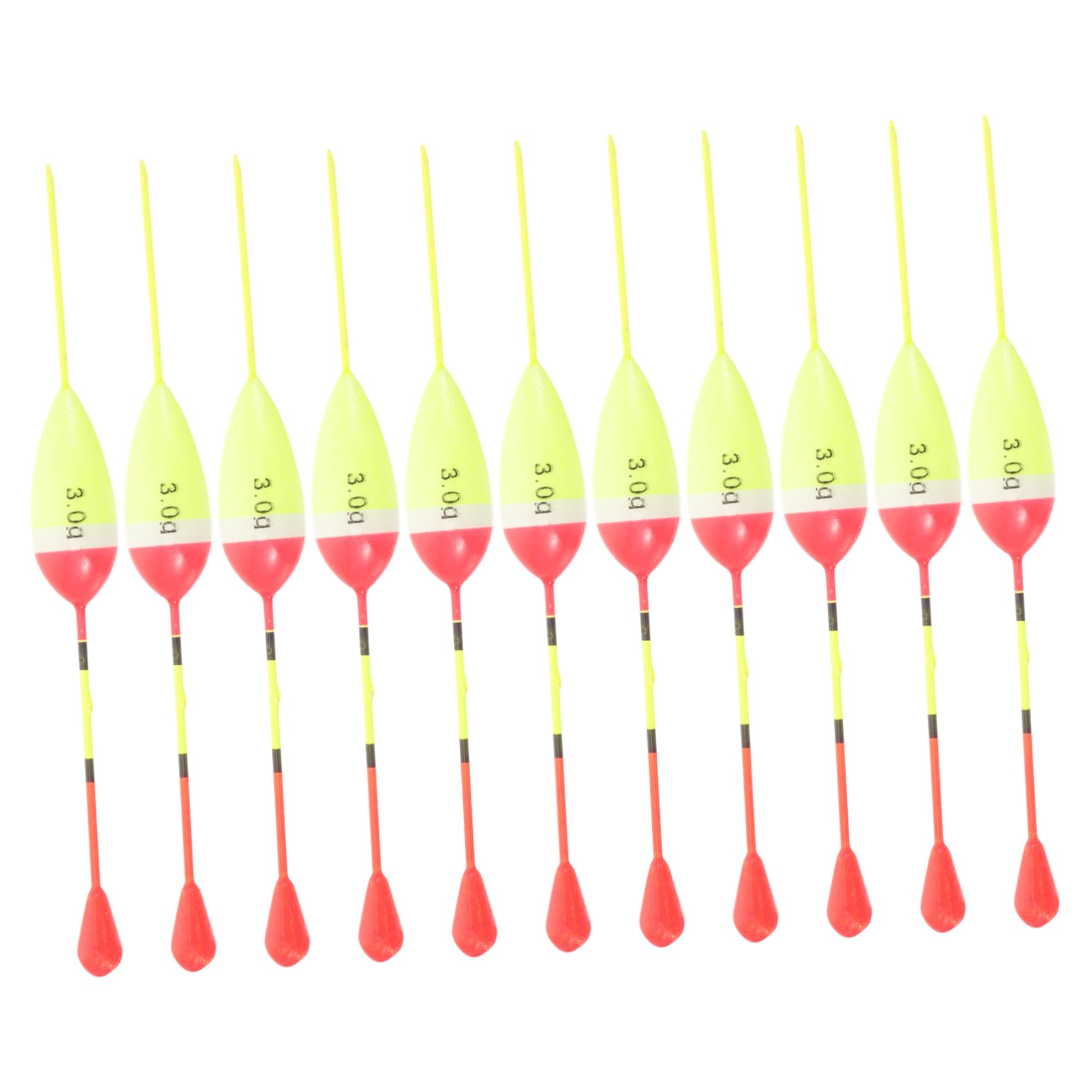 Sosoport Matériel De Pêche Crochets Leurre De Pêche Brochet Leurres Pêche À des Bâtons Pôle Fishing Peches Tige Flotteurs Équipement De Pêche Acier Inoxydable Yellow