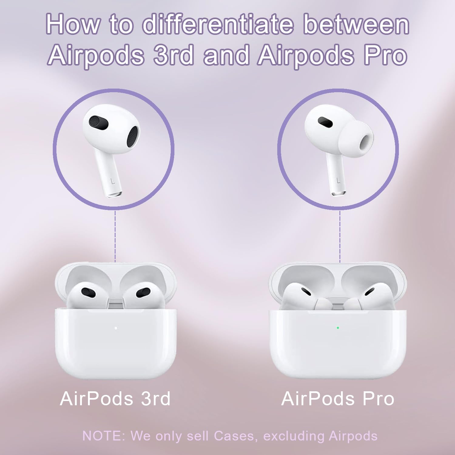 Amazon | XQIGI Airpods Pro Airpods 3用カスタムネームフレーズケース