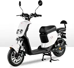 Scooter Elétrico, Patinete Elétrico Dobrável Velocidade Máxima 25 Mph, Alcance de 80 Km para Adultos, Scooter Portátil Dobrável para Adultos com Sistema de Freio Duplo e Aplicativo