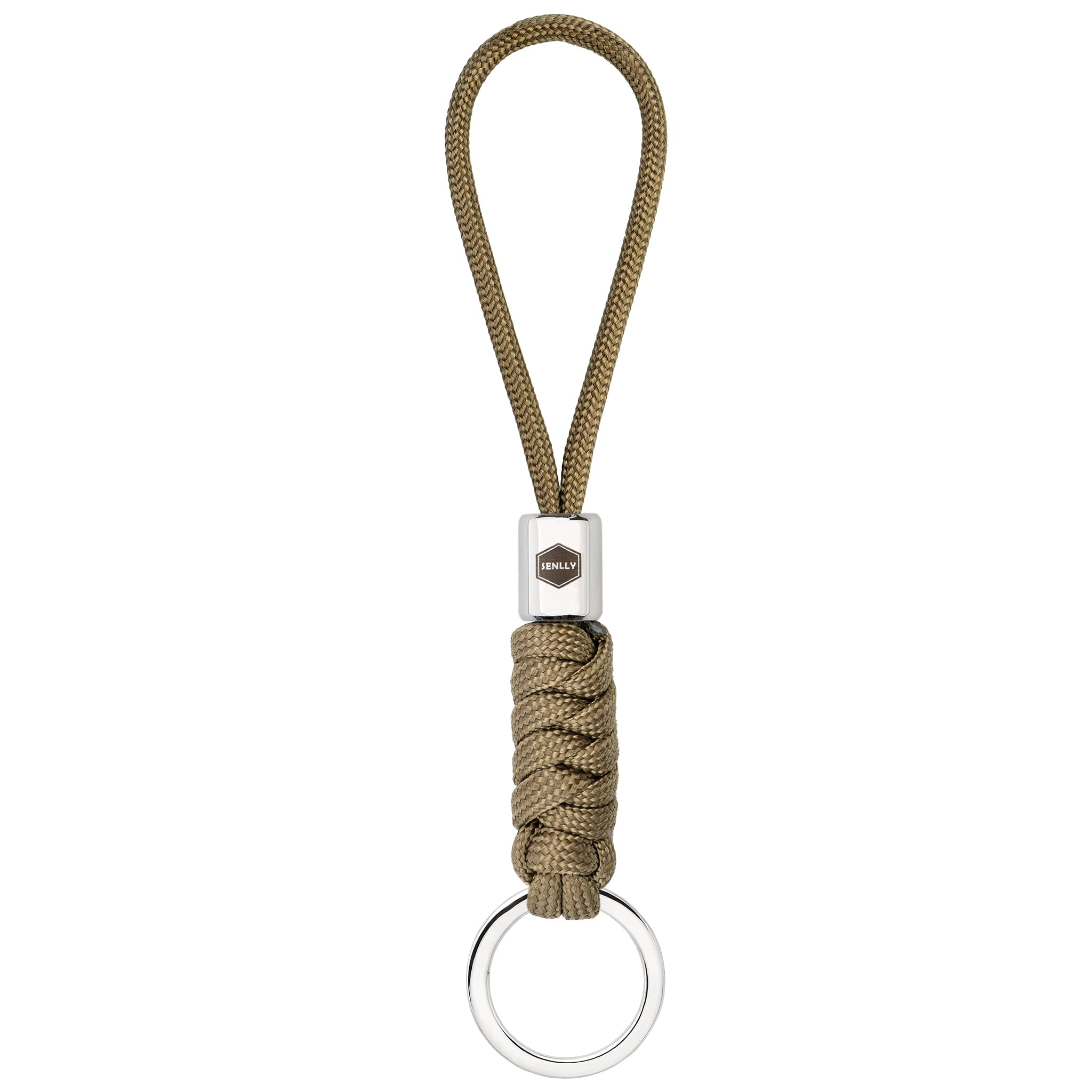 SENLLY Keychain Lanyard for Keys, Cell Phone, Wallet, Paracord Braided Design with Stainless Steel Hardware