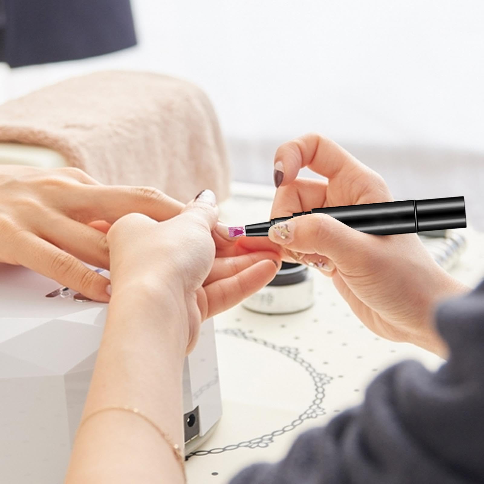 Set Di Per Smalto Per Unghie - Set Di Smalto Per Unghie | Pensi Di Smalto Per Unghie 5x, Strato Superiore Di Base Di Gel, Kit Di Smalto Gel Adatto Per La Casa, Sale