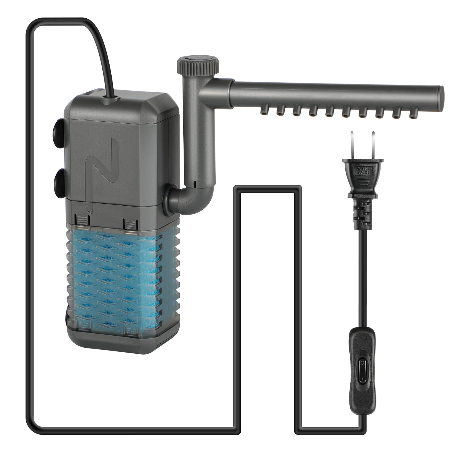 Amazon.co.jp: 水中ポンプ 小型 水槽ポンプ 6W 水槽フィルター 酸素
