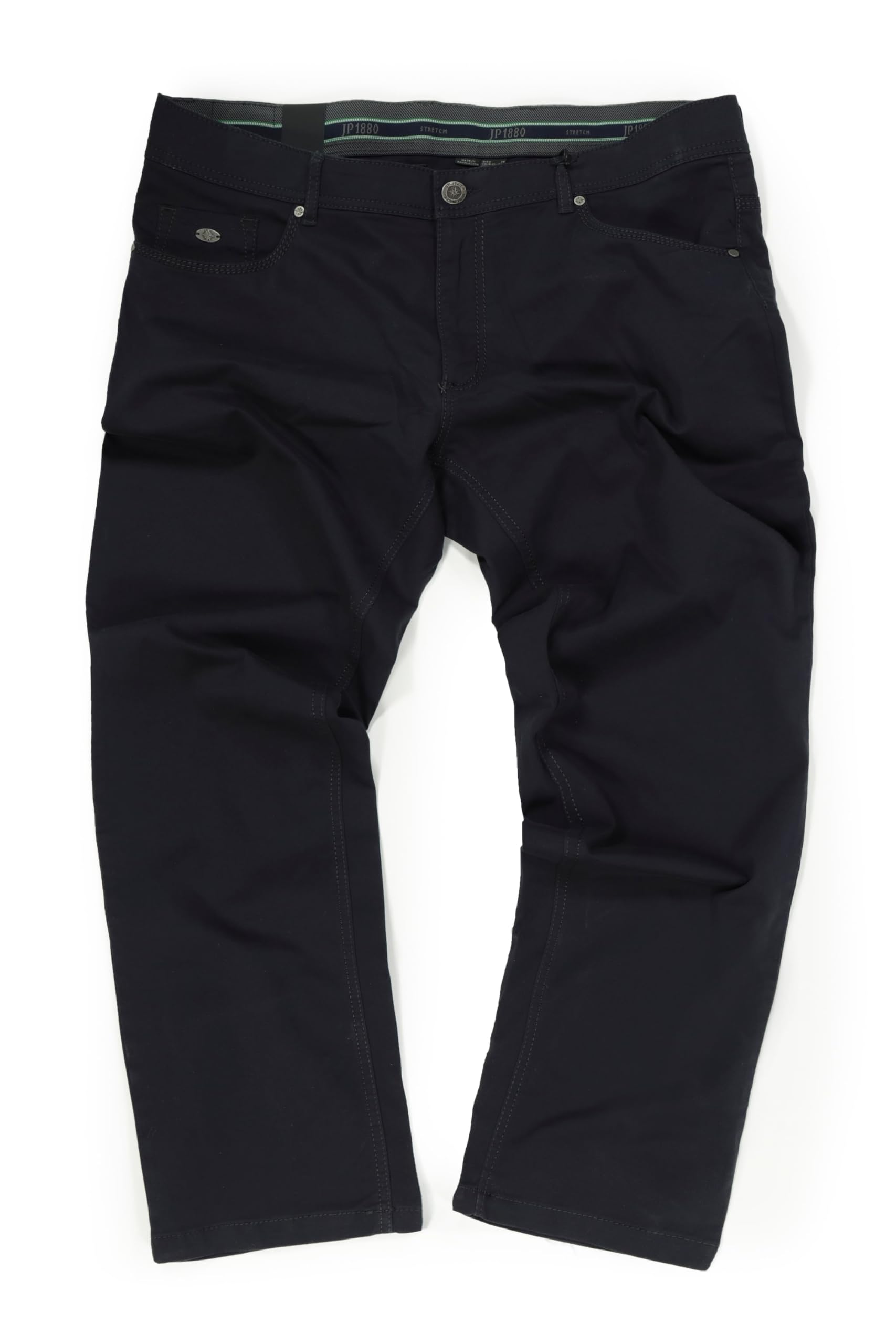 JP 1880 Herren große Größen Übergrößen Menswear L-8XL 5-Pocket Hose, elastischer Bund, Regular Fit 717157