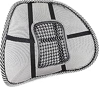 Parence.- Ergonomische Lordosenstütze - Stützkissen für Stuhl und Autositz - Lendenwirbelentlastung und Haltungsverbesserung - Leicht und einfach zu transportieren - 43x41 cm