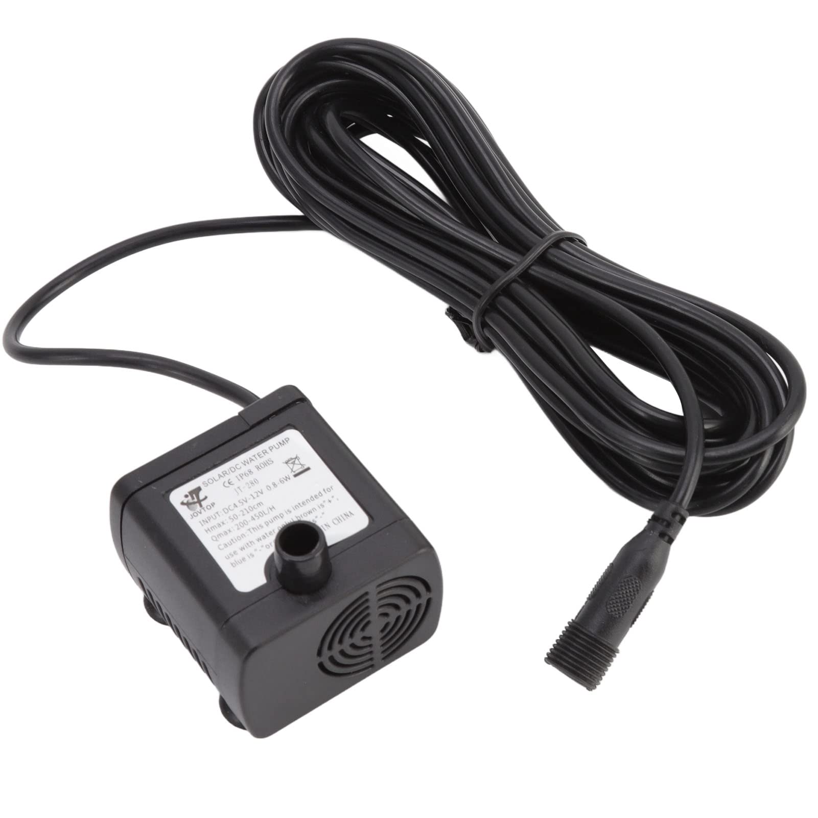 Bomba de fuente solar Ainoli 12 V 6 W ABS filtro antiobstrucción fácil limpieza bomba de agua alimentada por energía solar para decoraciones flotantes