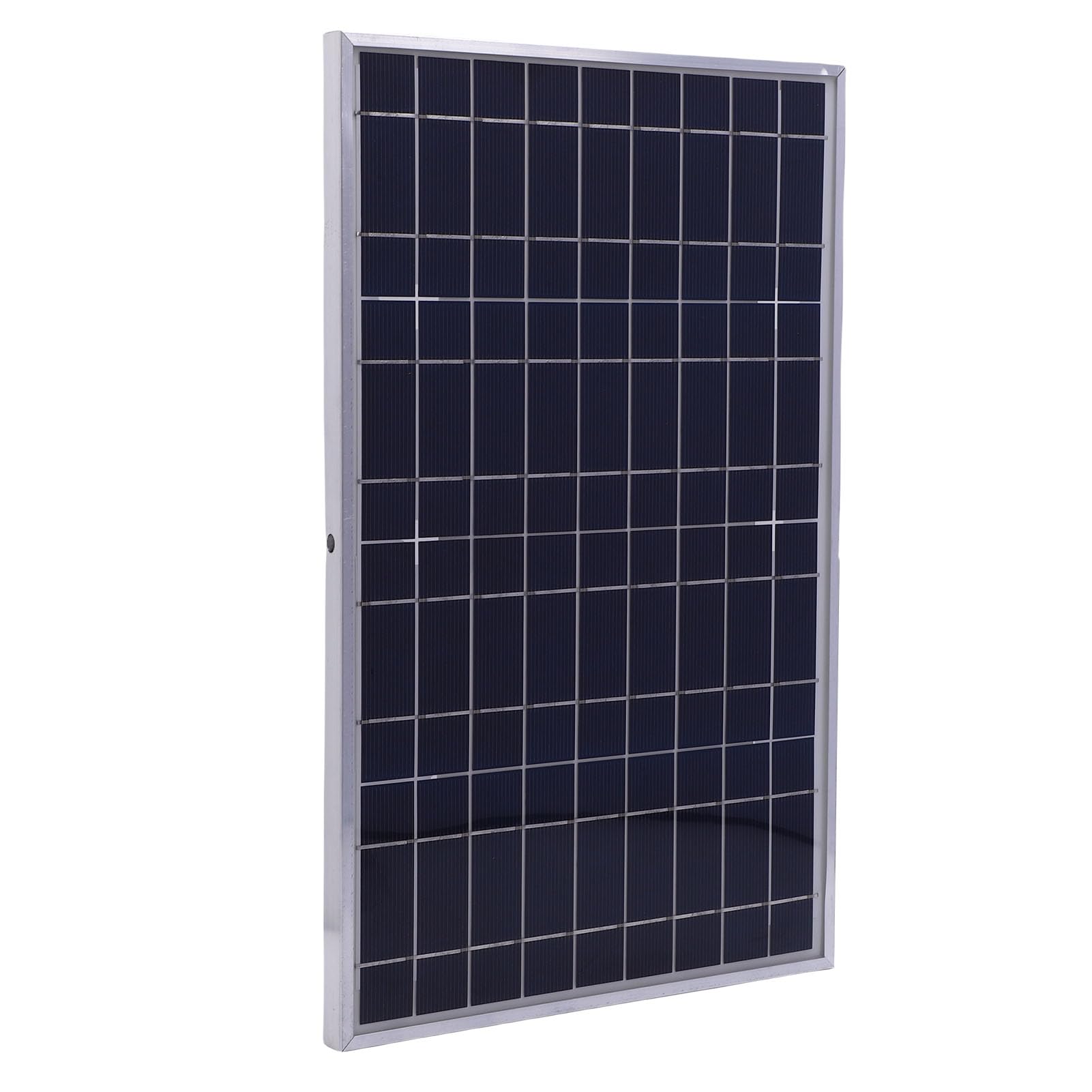 Luqeeg Kit de Panneau Solaire, Kit de Démarrage en Panneau Solaire Monocristallin avec Contrôleur de Charge, d'alimentation pour RV, Véhicule et Système Hors Réseau