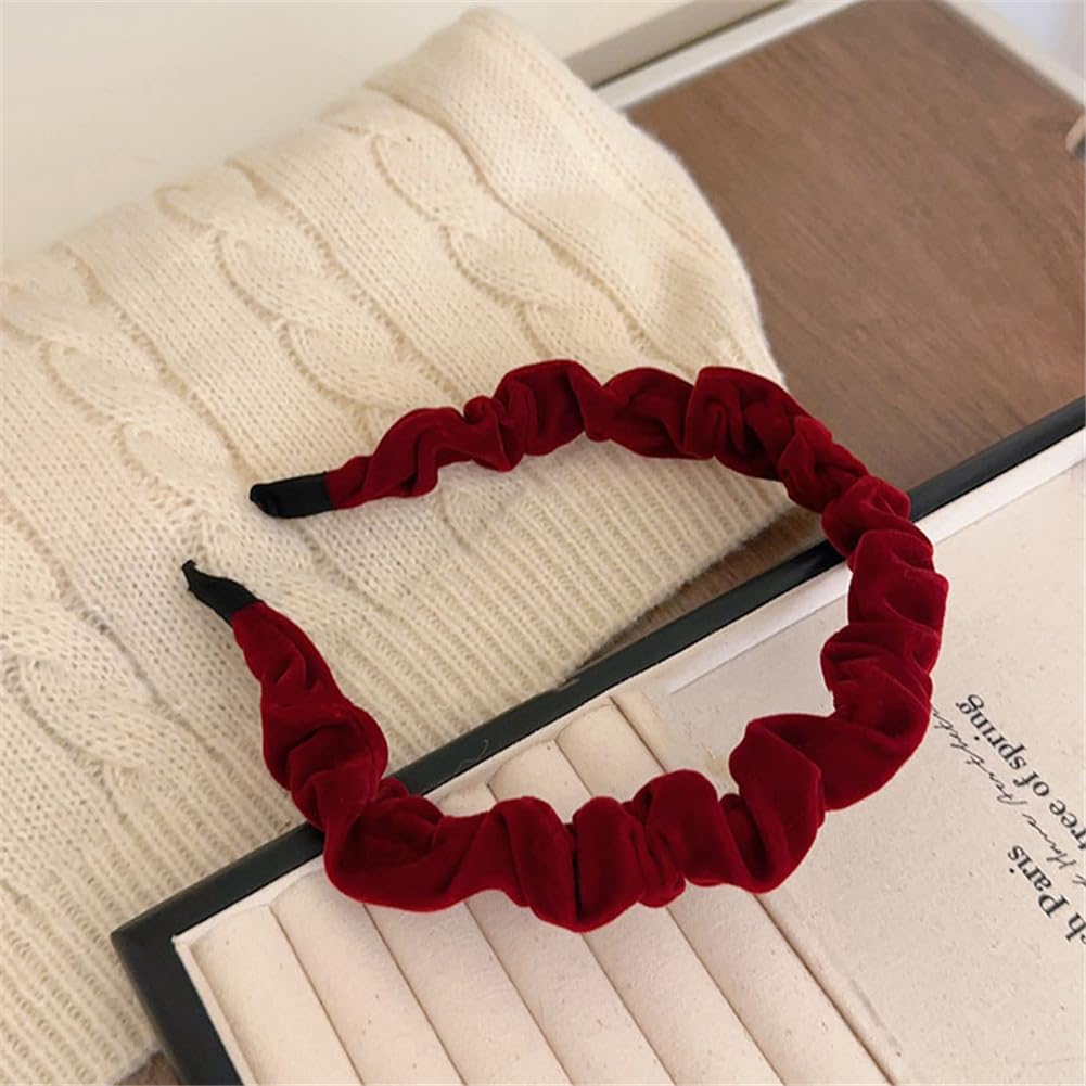 Velvet Headband for Women Soft Headbands No Slip Headband Vintage Women Holiday Headband Non Slip Hair Accesorries Gifts for Women Girls - Image 4