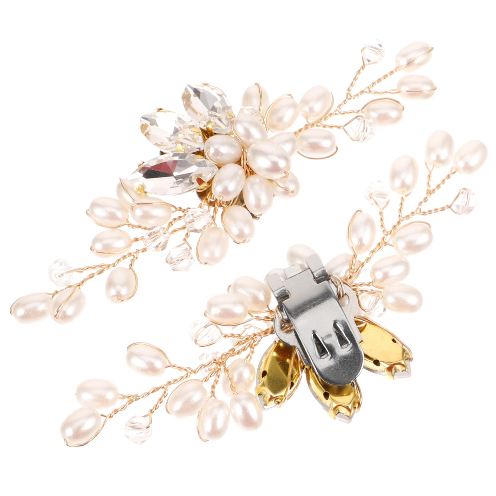 Fibbia per scarpe con strass perlati addio al nubilato Nozze ospite clip per scarpe clip scarpe decorazioni matrimonio adornare ciondoli decorativi per scarpe Clip di scarpe
