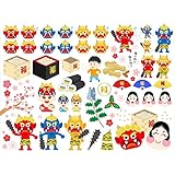 ウォールステッカー 飾り 590×1327mm シール式 装飾 おしゃれ 壁紙 はがせる 剥がせる カッティングシート wall sticker 雑貨 ガラス 窓 DIY プチリフォーム パーティー 賃貸 wsl-015443-ws 節分 豆まき 鬼 鬼は外 福は内