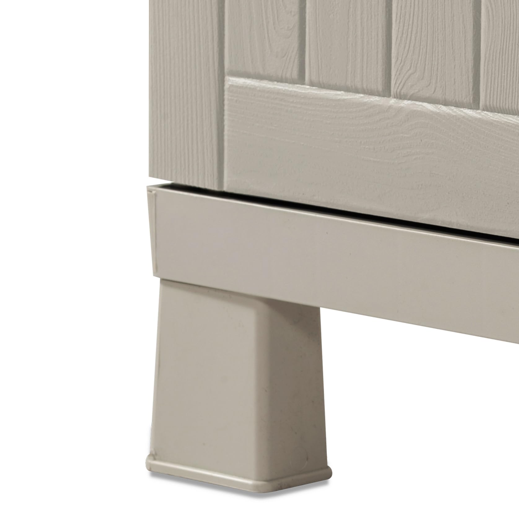 TOOMAX Armadio Portascope Wood Midi 65x37x173h cm plastica grigio tortora 4 ripiani regolabili piedini