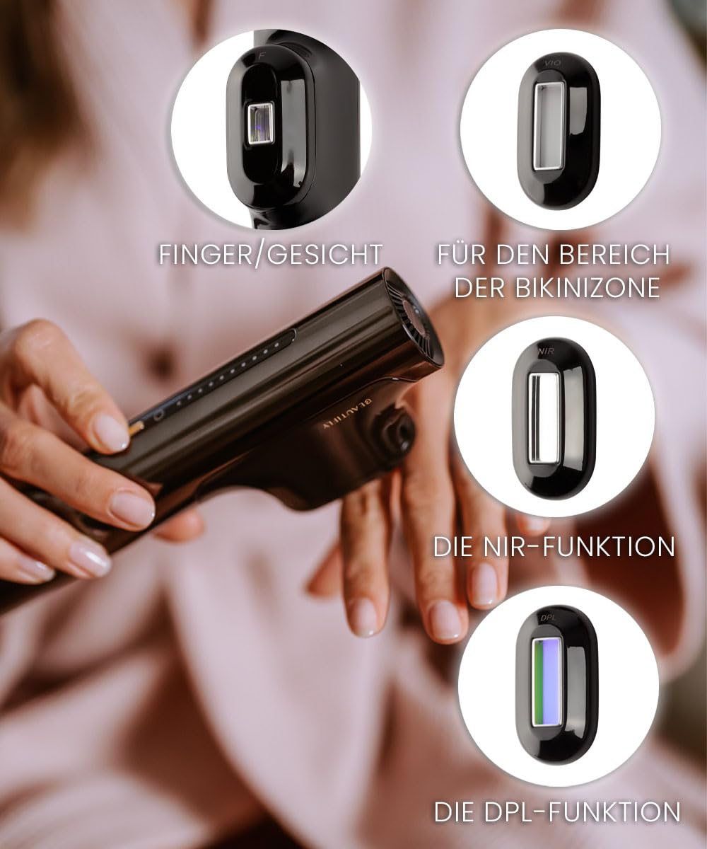 Beautifly DPL/IPL/NIR Luminare Rejuva Skin Visage Golden Laser, Ipl Geräte Haarentfernung, Multifunktionsgerät mit Technologie für langanhaltende Glätte - Epilierer Damen IPL Geräte