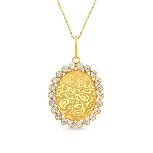 22KT Yellow gold Casual Pendant for Women, BIS Hallmark 916 gold certified PDNOB16630_Y