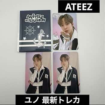 ATEEZ アチズ ユノ ヨーロッパ ATINY ZONE トレカ 直筆サイン ATEEZ サントリー ラベル缶 サイン入り ユノ - メルカリ