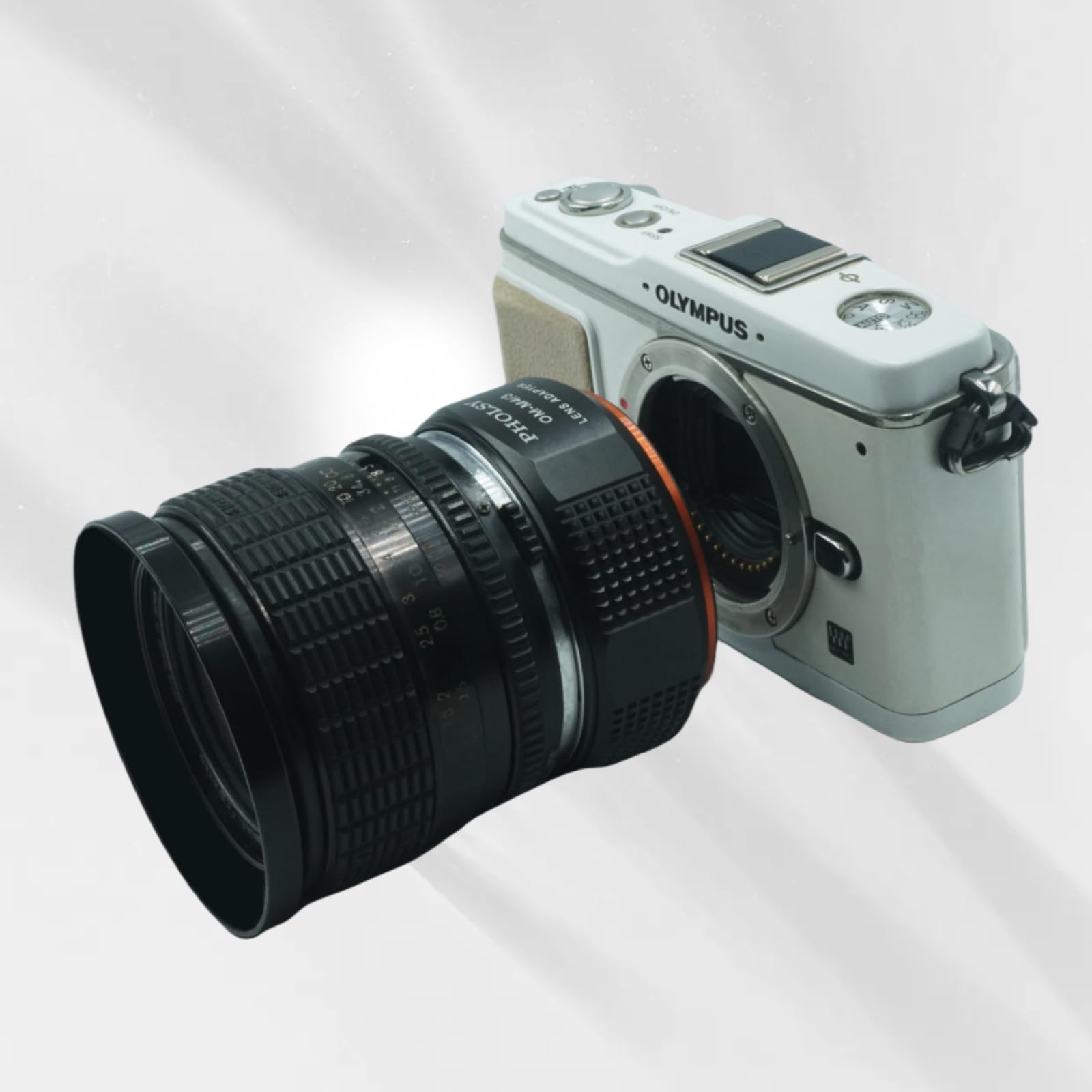 OLYMPUS ED 50mm macro f/2 + m4/3アダプター Amazon.com : Fotga Lens Adapter for Olympus OM Mount Lens to