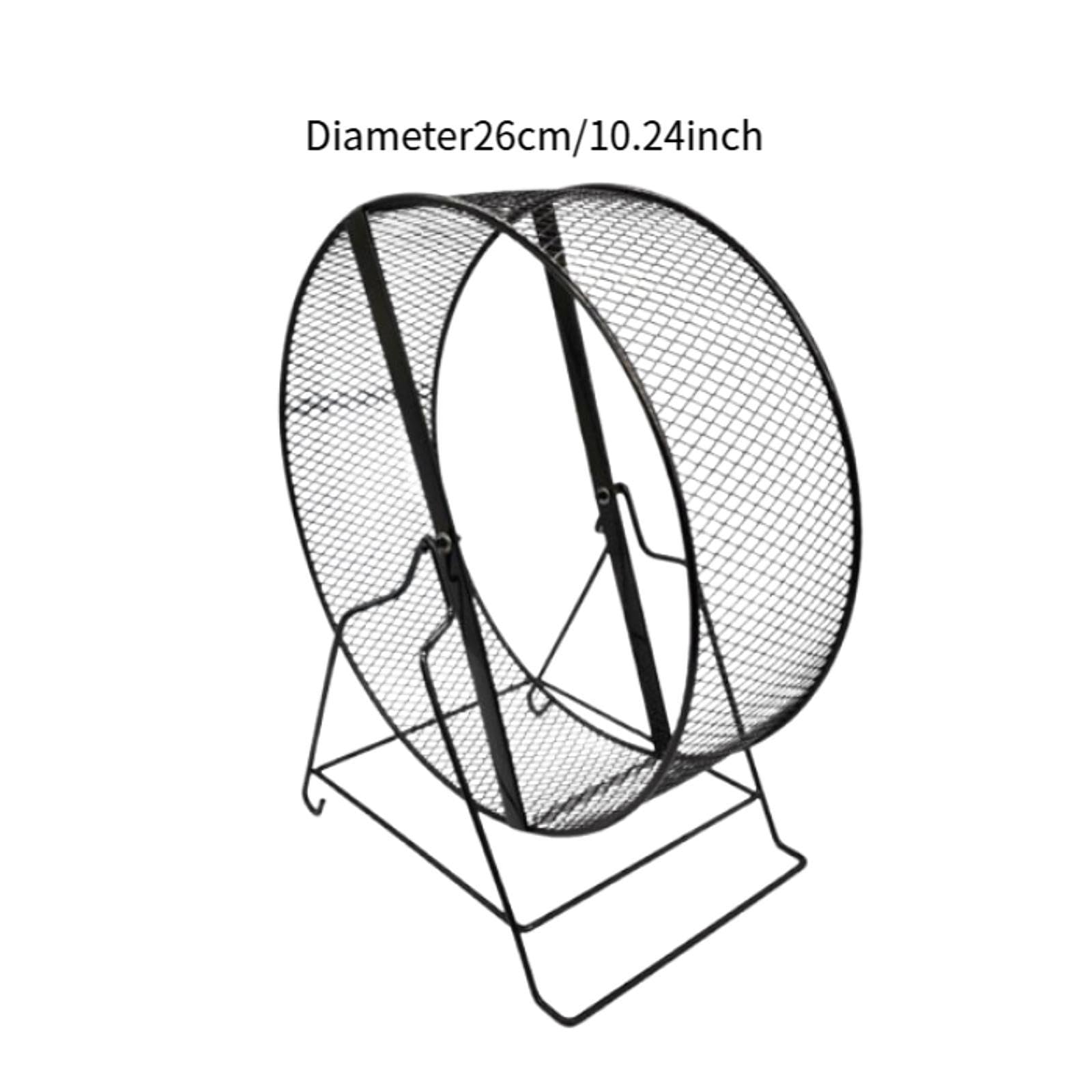 Rueda para Hámster, Rueda para Correr Estable con Soporte para Cobayas, Rueda Silenciosa para Ardillas, Jerbos, Ratones, Mantenimiento de Hámst, 26cm