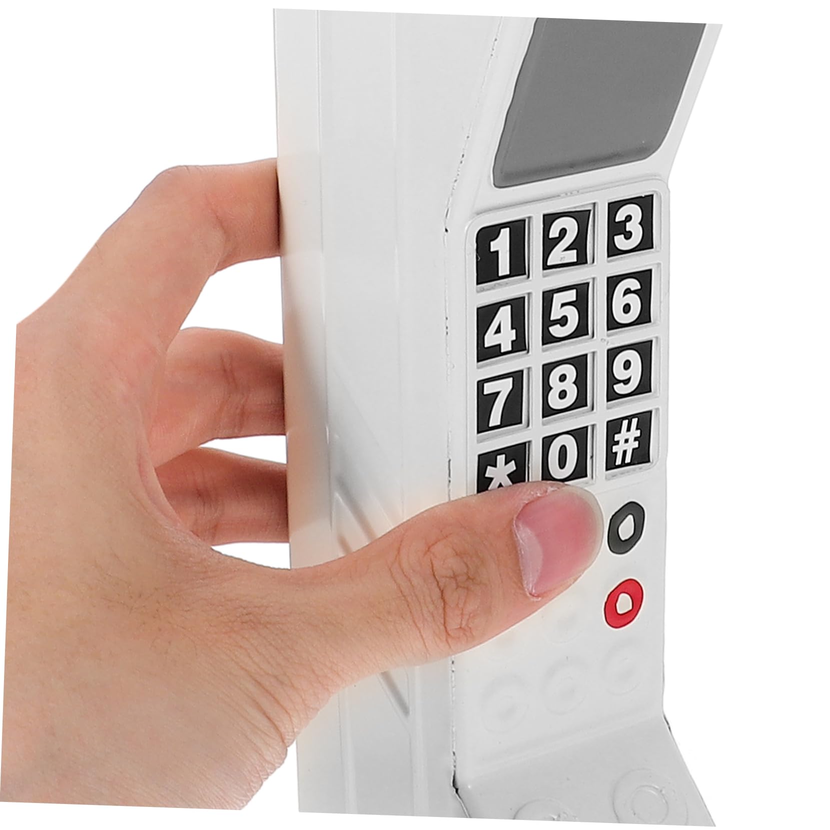 Garneck Vintage Miniature Big Brother Phone Model Retro Cellphone Decor Iron Photo Prop for Home