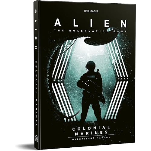 Free League Publishing Alien RPG: Colonial Marines Operations Manual, Fantasy Adventure RPG Game, Adults, Teens Ages 14+