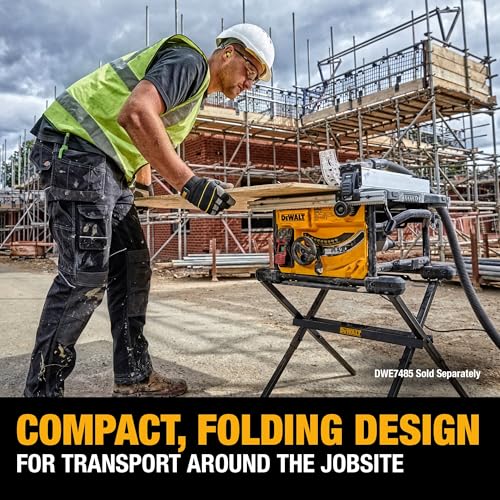 DEWALT Compact Table Saw with Stand