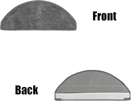 Odashen Juego de 10 accesorios de repuesto para robot aspirador Xiaomi E10 B112/E12, cepillo de rodillo principal, cepillo lateral, filtro, paño de fregona4