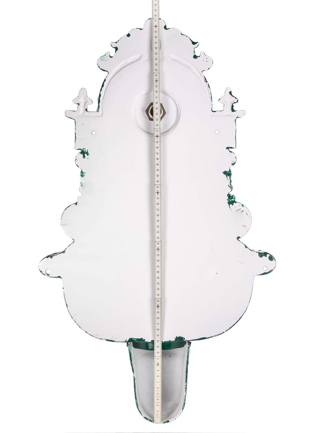 aubaho Nostalgia lavandino Fontana Fontana a Muro 71,5cm Alu Giardino Fontana Giardino