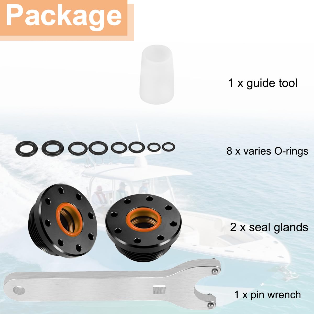 Amazon.com: HC5345 Seal Kit Replacement for Seastar HC5345 Seal