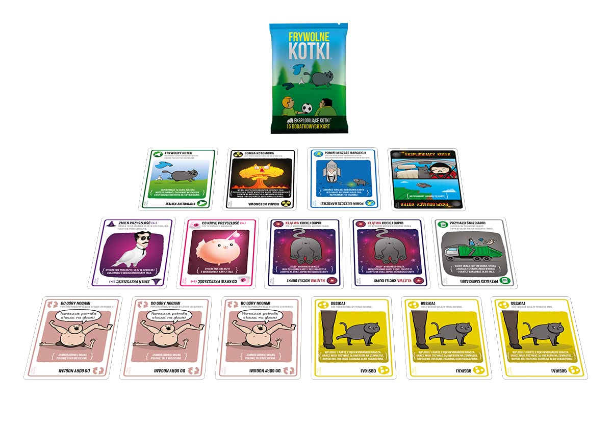Asmodee, Gra planszowa, Eksplodujące Kotki: Frywolne Kotki, dodatek