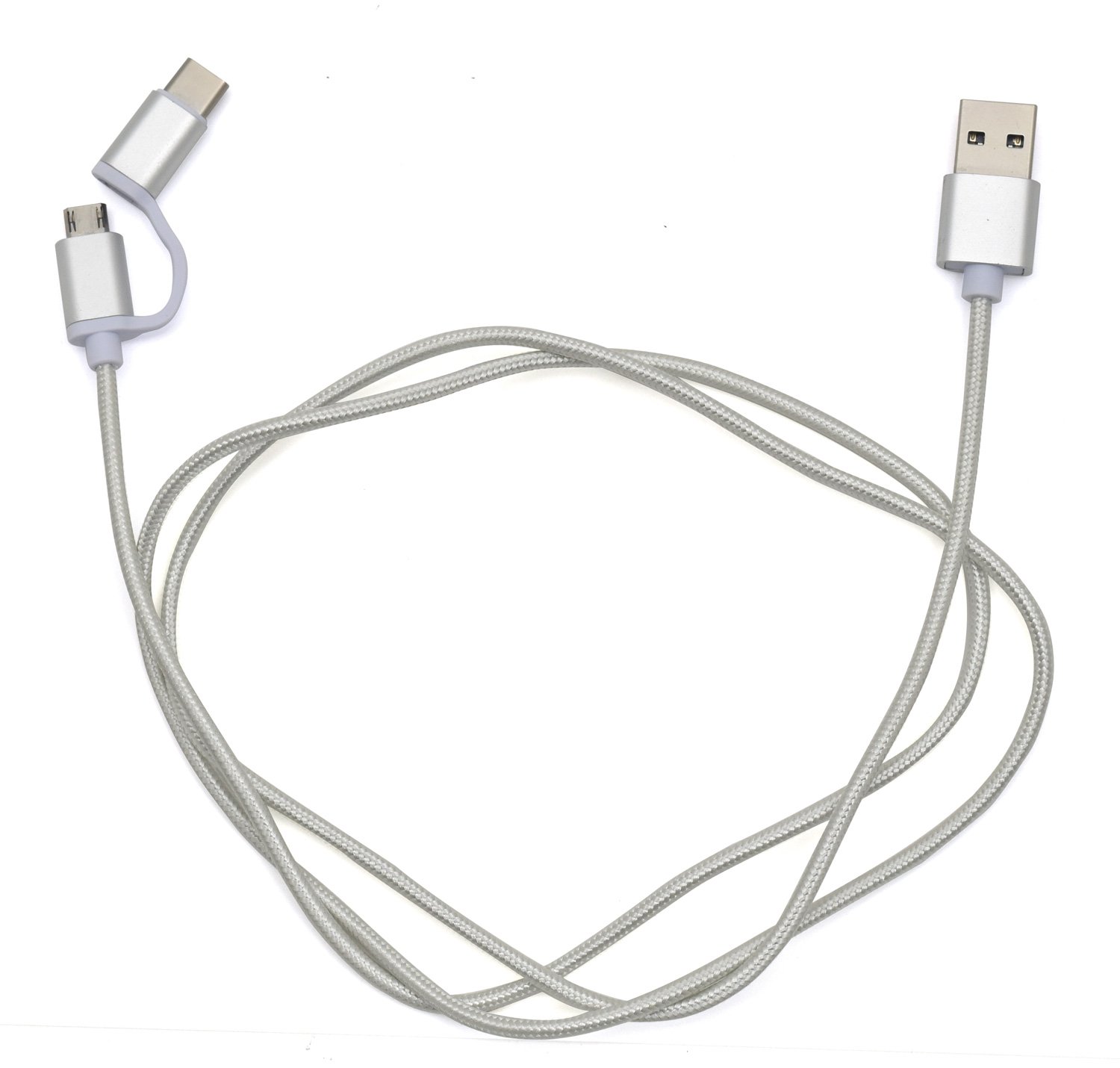 Amazon | PLATA 2in1 2種類端子 マルチ 充電 転送 ケーブル 1本で