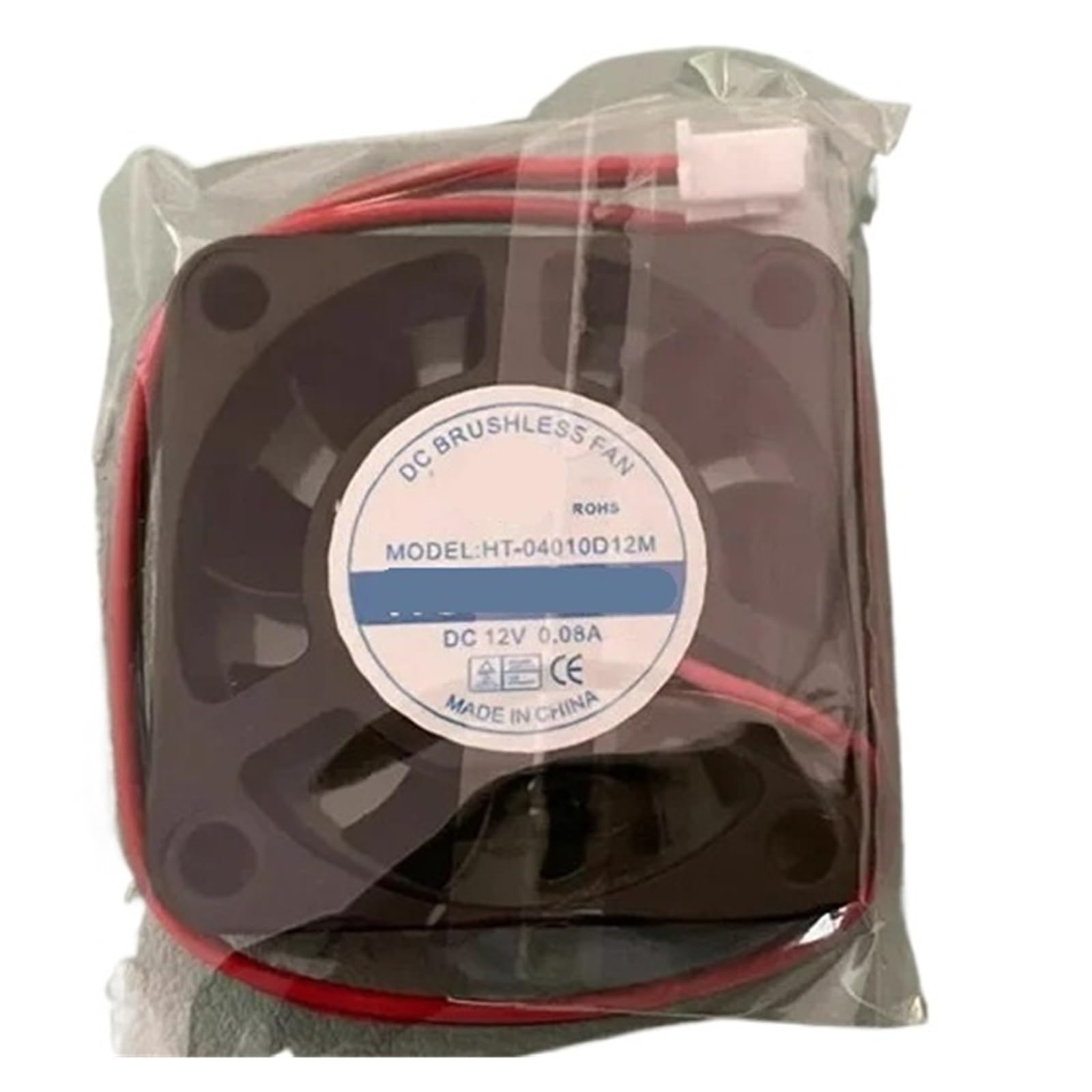 YMUGUEGH HT-04010D12M 12V 0.08A 4CM 2-wire Cooling Fan
