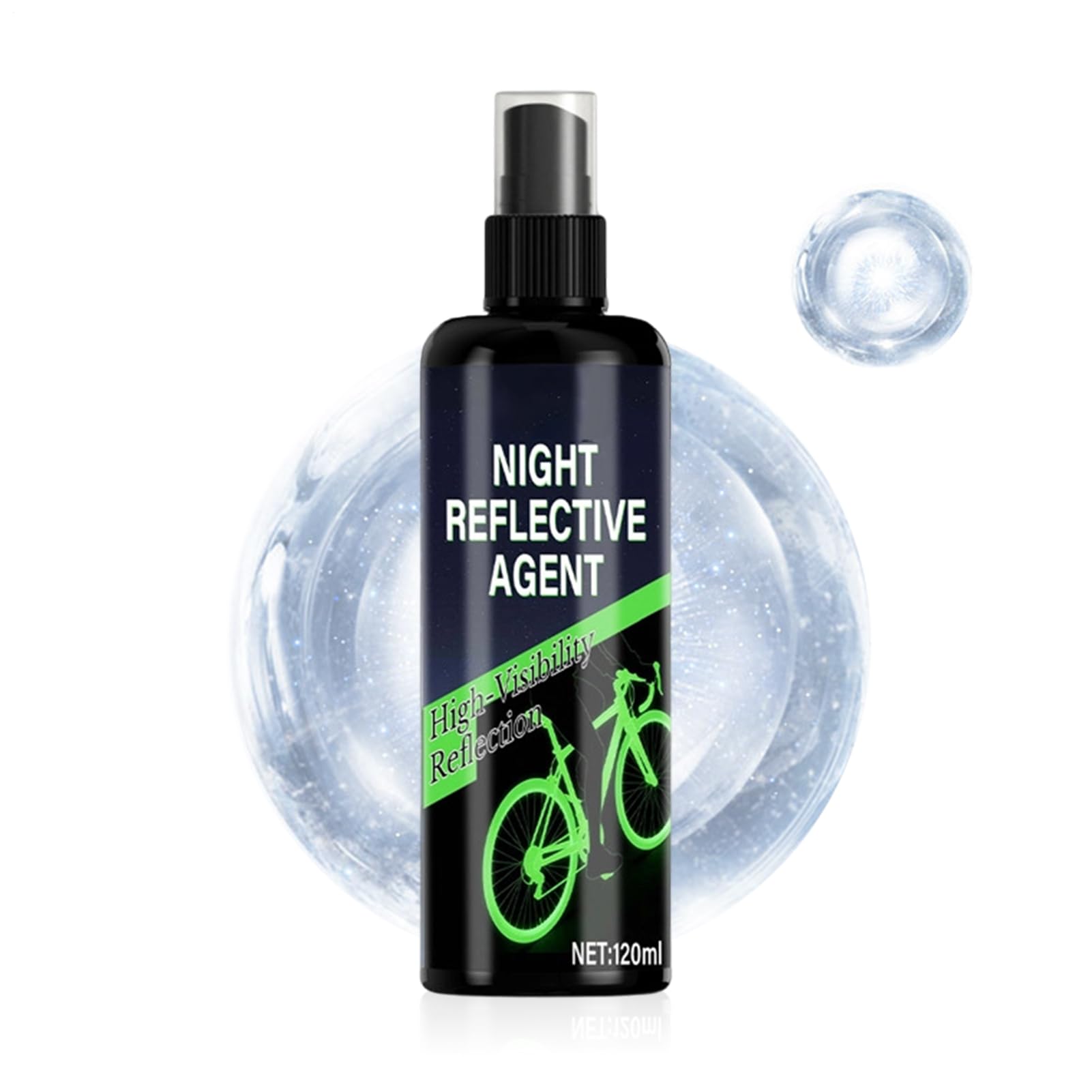 Reflective Spray Paint - Bike Fluorescent Marking Spray - Bicycle Luminous Marking Paint - for Camping Hiking Travel Outdoor Commuting Dirt Mountain — view 8