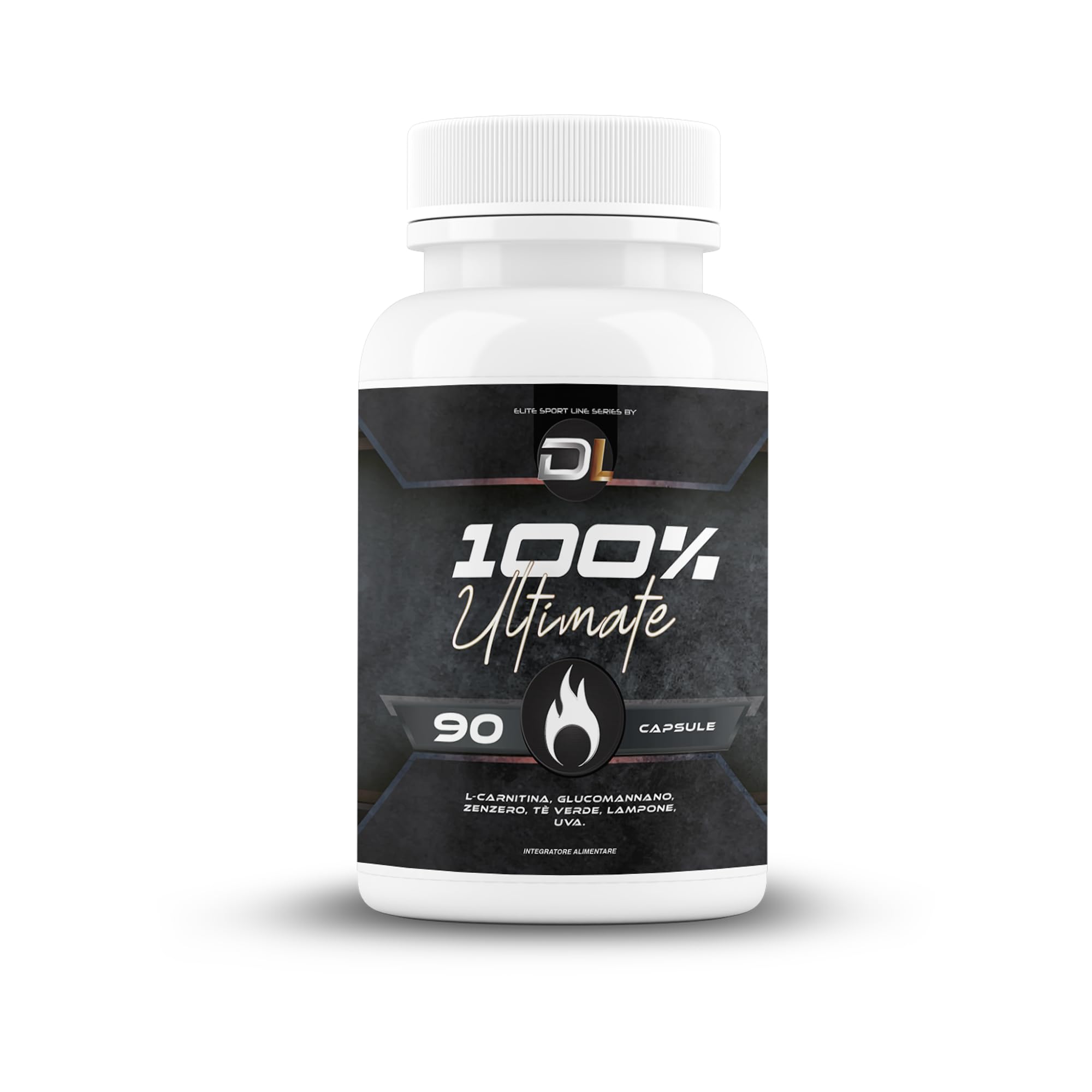 Ultimate Integratori | Integratori naturale | L-carnitina, Glucomannano, Tè verde | Perdere peso | Dimagranti | 90 capsule