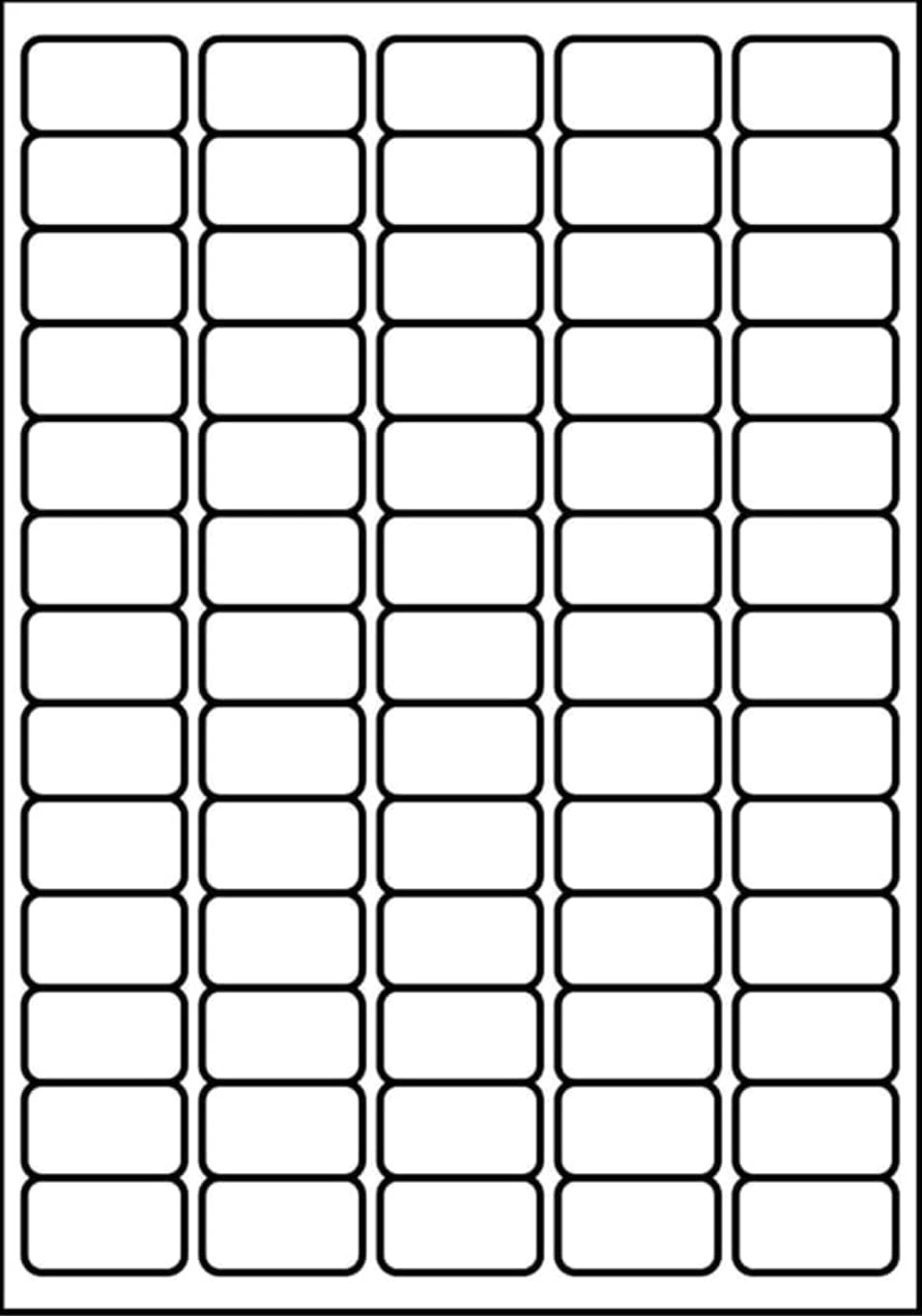SmithPackaging A4 Self Adhesive Address Labels, 65 Labels Per Sheet, 20 Sheets, 38.1 x 21.2mm, 1300 Labels