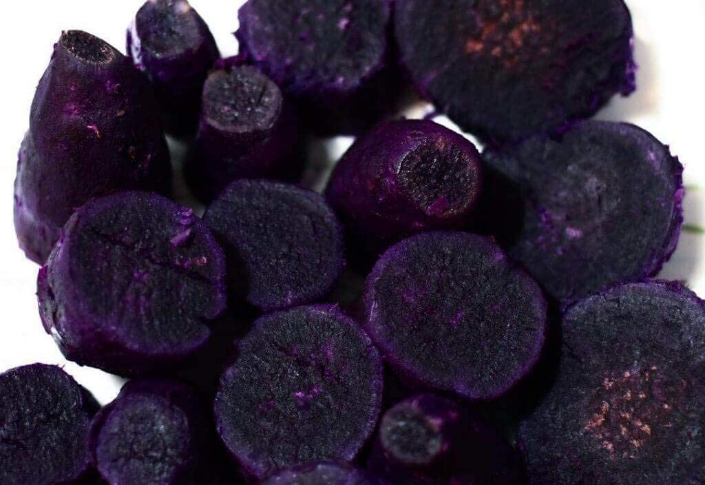 Polvo De Taro Púrpura 75g Tinte Violeta Natural Para Helados Yogurt Congelado Batidos