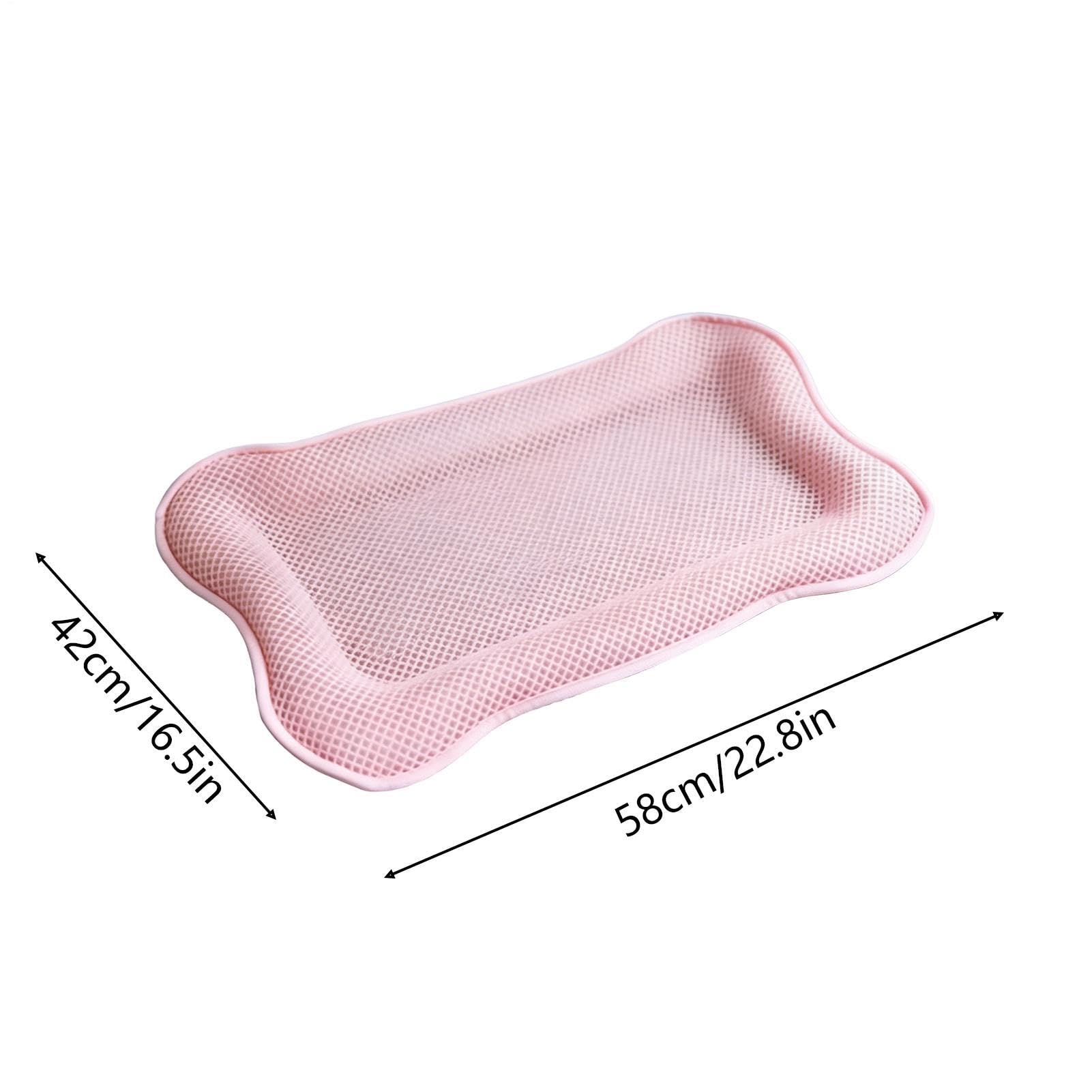 Generico Tappetino Rinfrescante Cani | 41,9 x 57,9 cm Forma a osso lavabile - Tappetino Rinfrescante Estivo Gatti,per Interni Esterni Casa Balcone Auto Viaggio Patio Trasportino Spiaggia