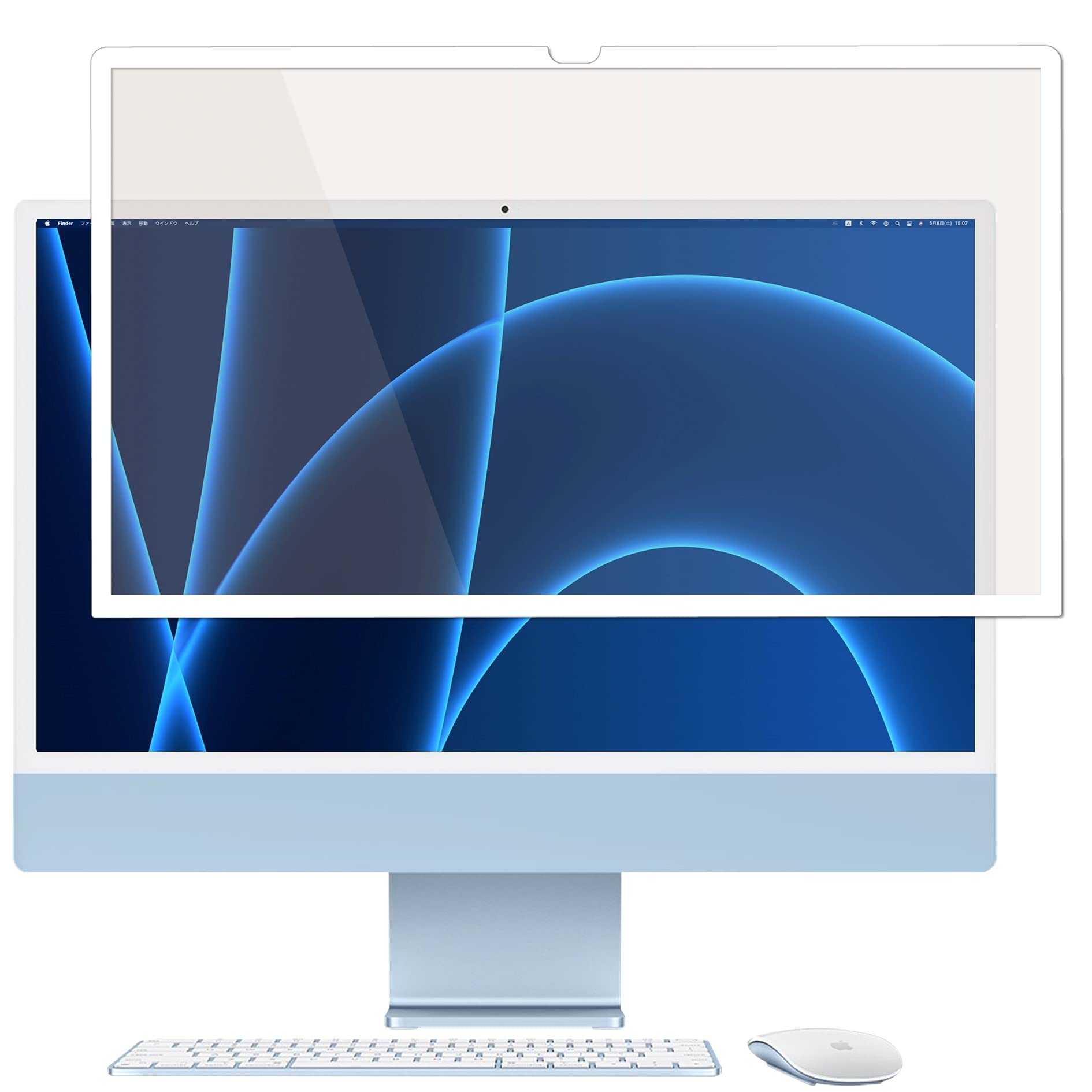 Amazon.co.jp: LOE(ロエ) iMac 24インチ 2021 ブルーライトカット 保護