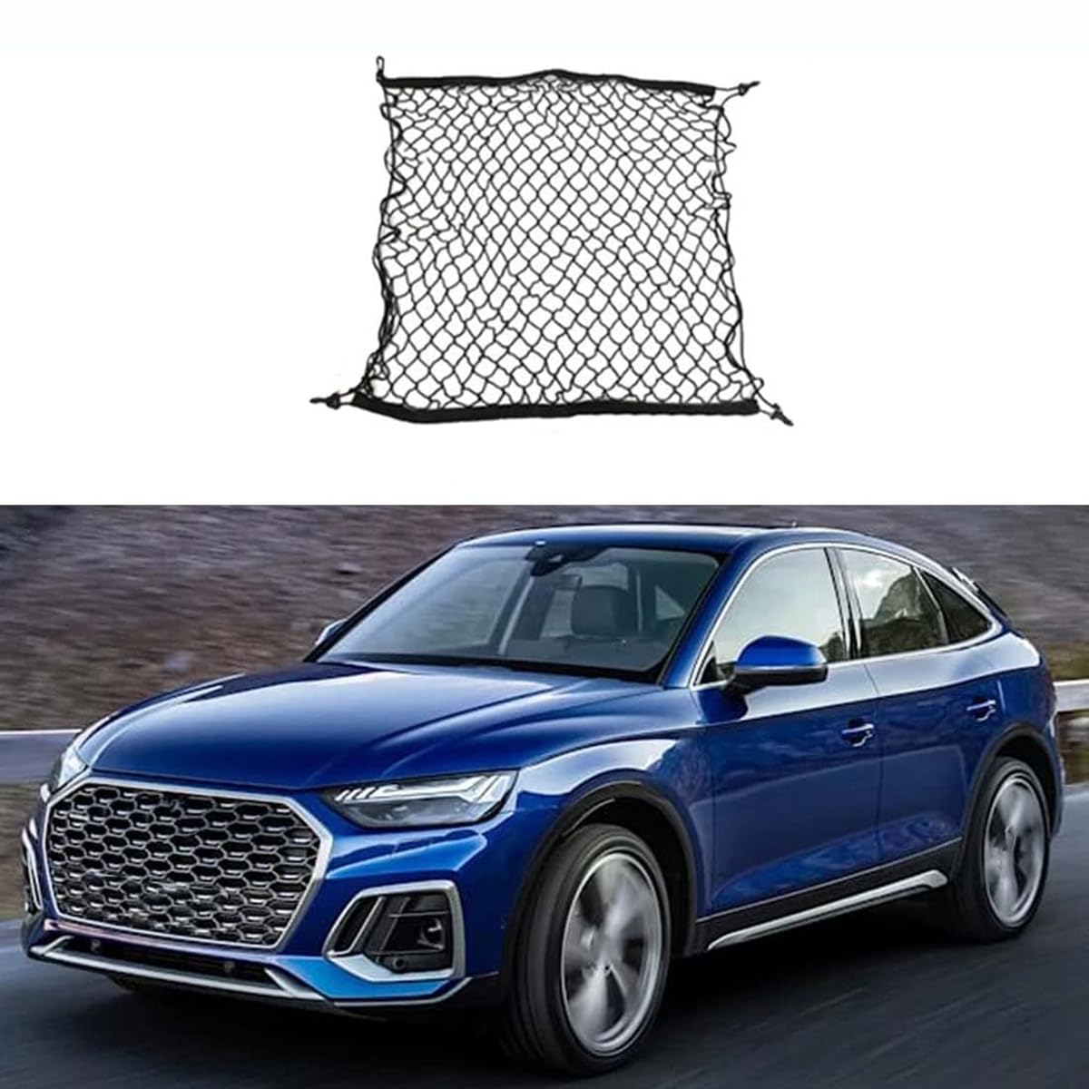 Filet de coffre pour Audi Q5 : finissez-en avec les bagages qui glissent et font du bruit