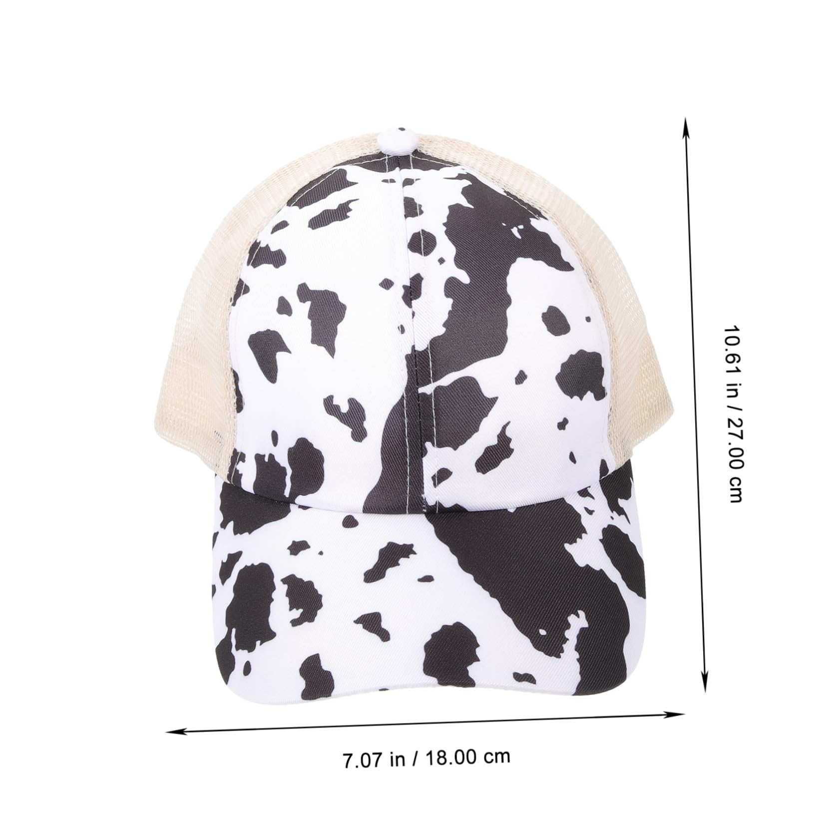 GALPADA bequemer Sonnenhut Baseballmütze für Fischerhut Mütze für Frauen Trucker- weiße Kappe Outdoor Cap Baseball Cap atmungsaktives dekorativer weiblicher Polyester
