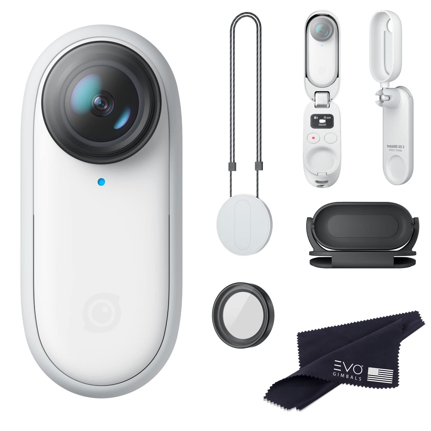 Insta360 One Go 64gb Edition Flowstate Stabilization Mount