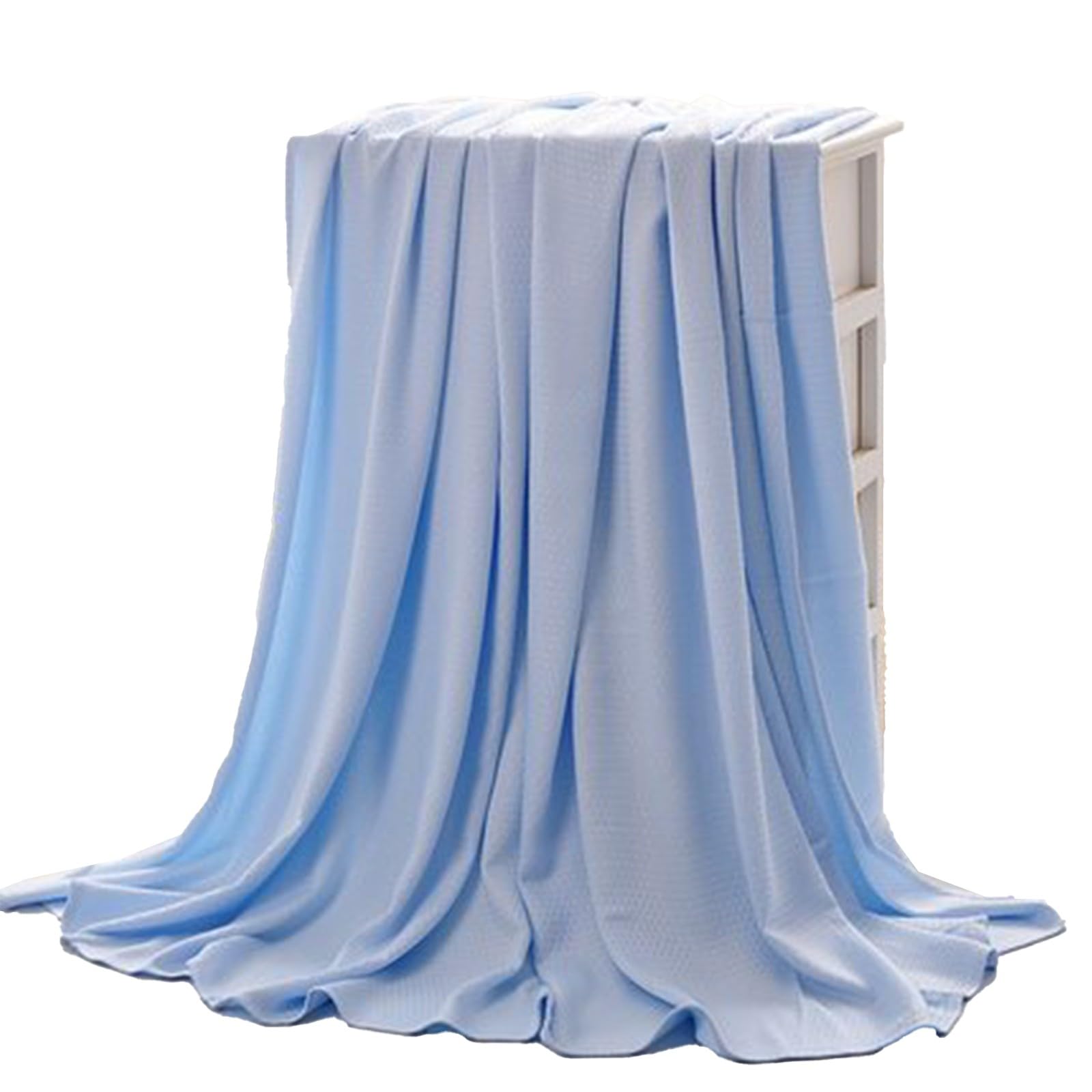Couverture rafraîchissante double face bleue pour lit et canapé