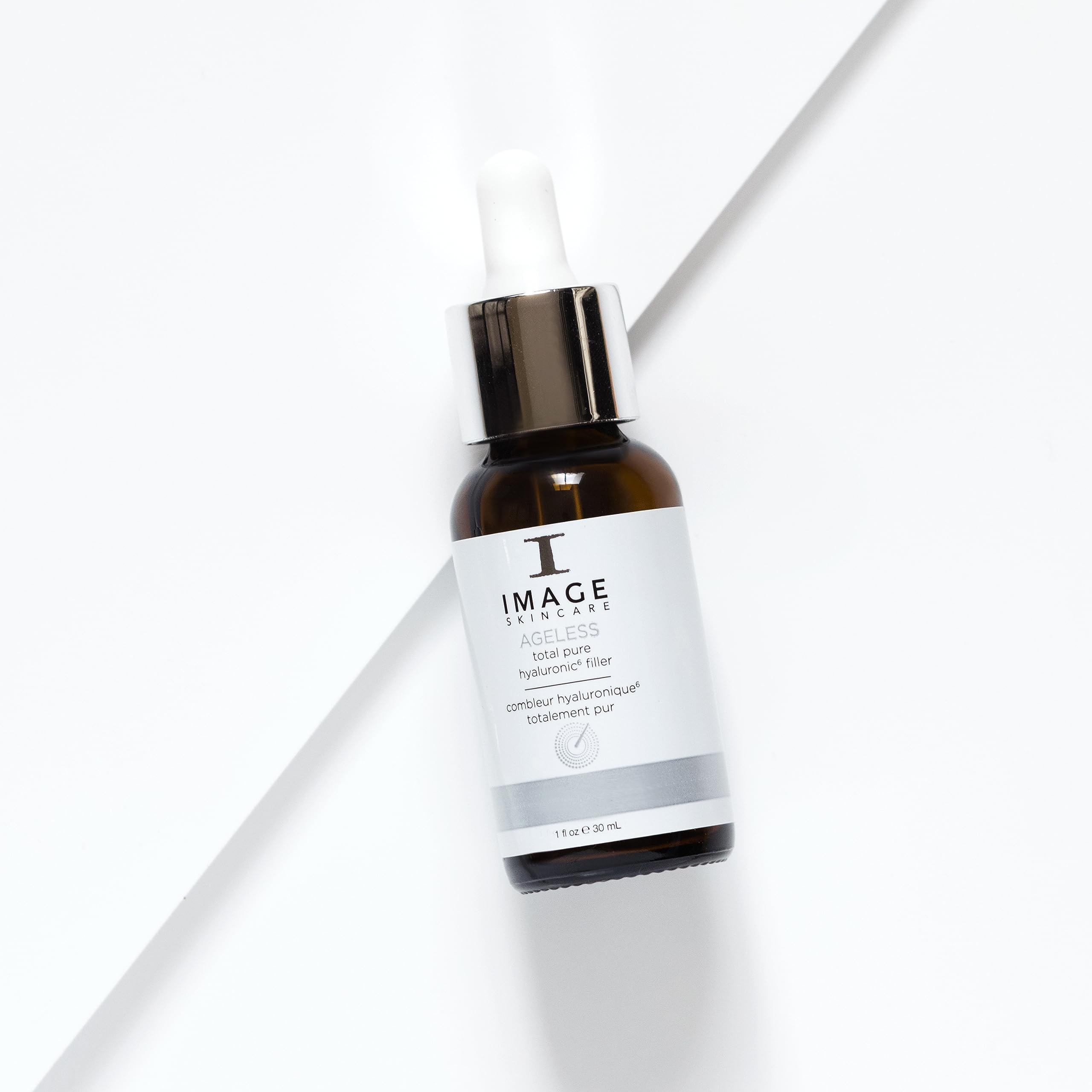 IMAGE Skincare, AGELESS Total Pure Hyaluronic 6 Filler, Facial Hydration Serum, Fill in Look of Fine Lines and Smooth Appearance of Wrinkles, 1 fl oz