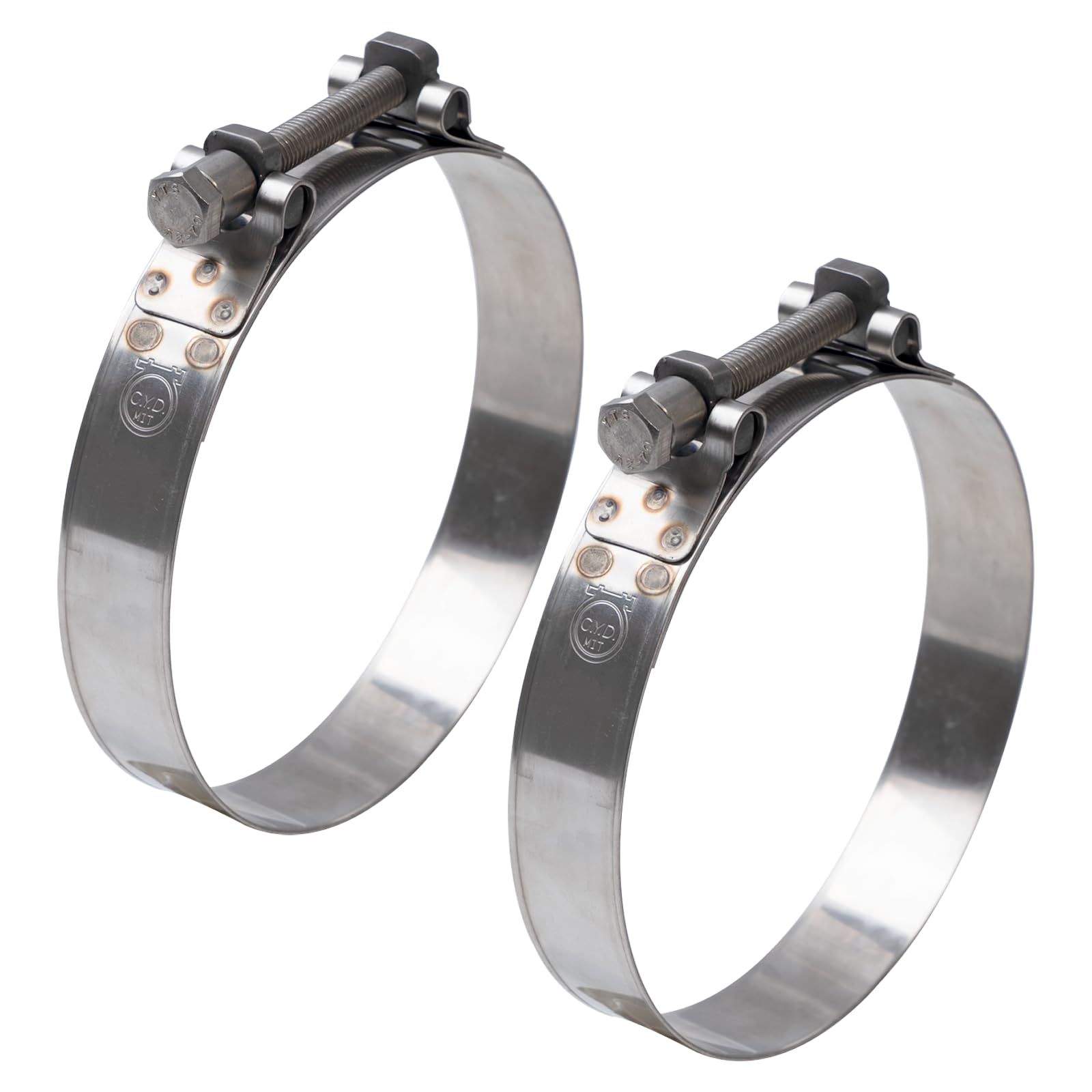 TT Heavy Duty Hose Clamps 304 Stainless Steel T-Bolt