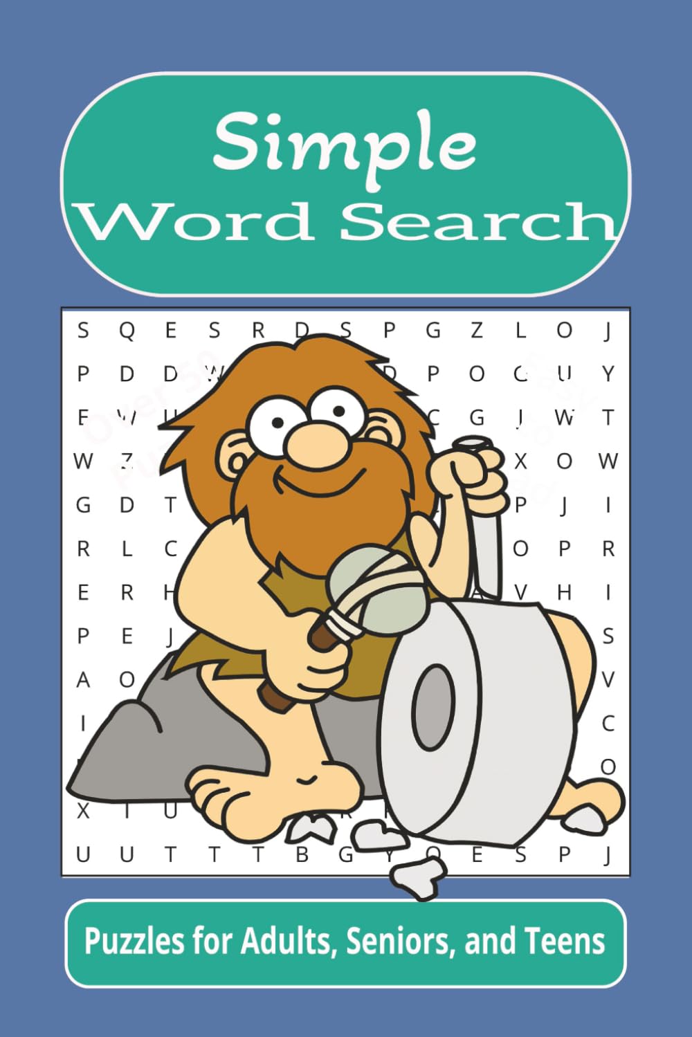 Simple Word Search: Word searches with easy to read print about things simple, easy, beginner, and more