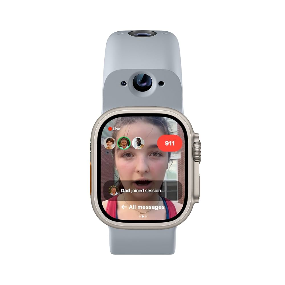 Wristcam, Smart DualCamera Band for Apple Watch (Apple MFi