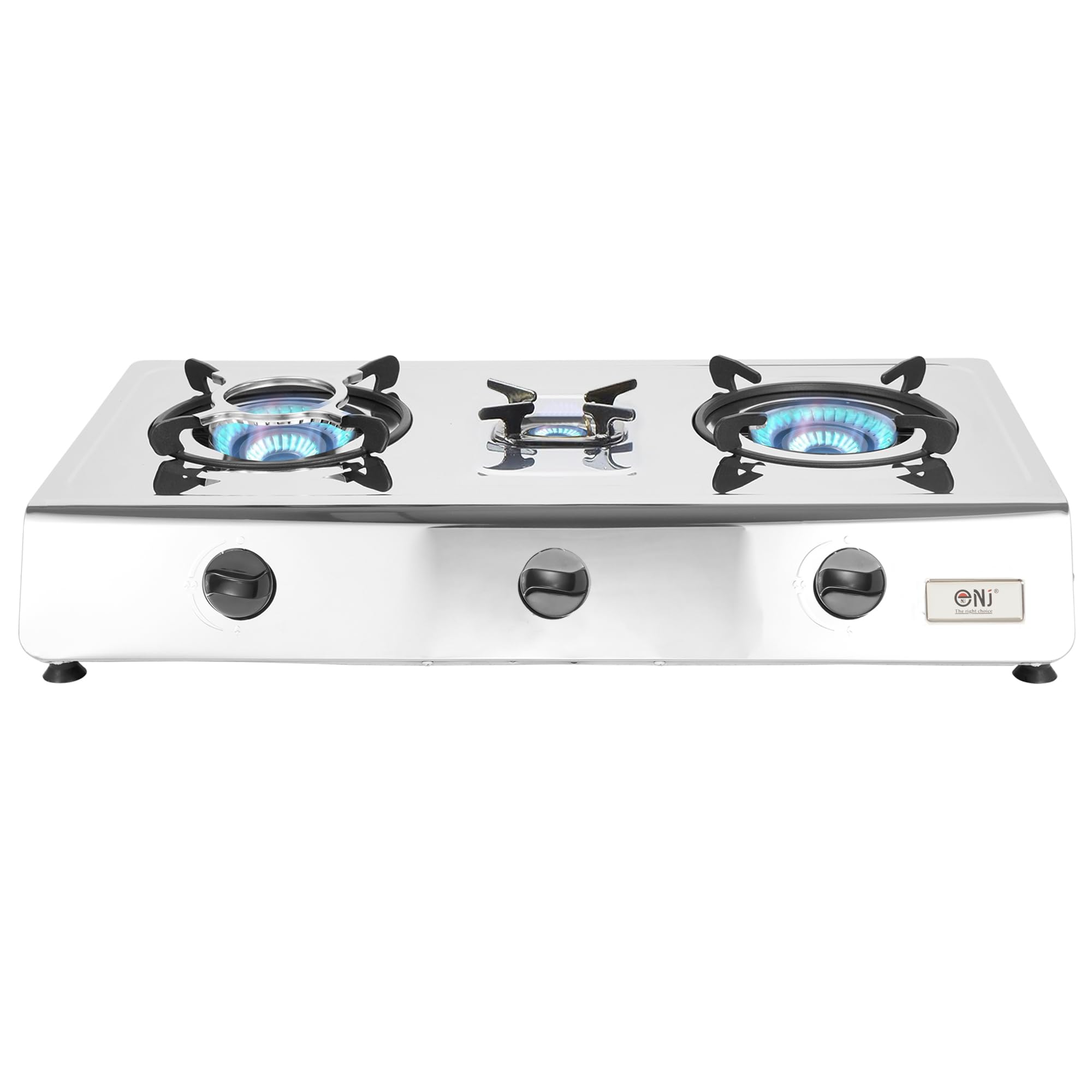 Fornello a gas per interni NJ-3SD - 3 fuochi GPL fornello portatile piano cottura