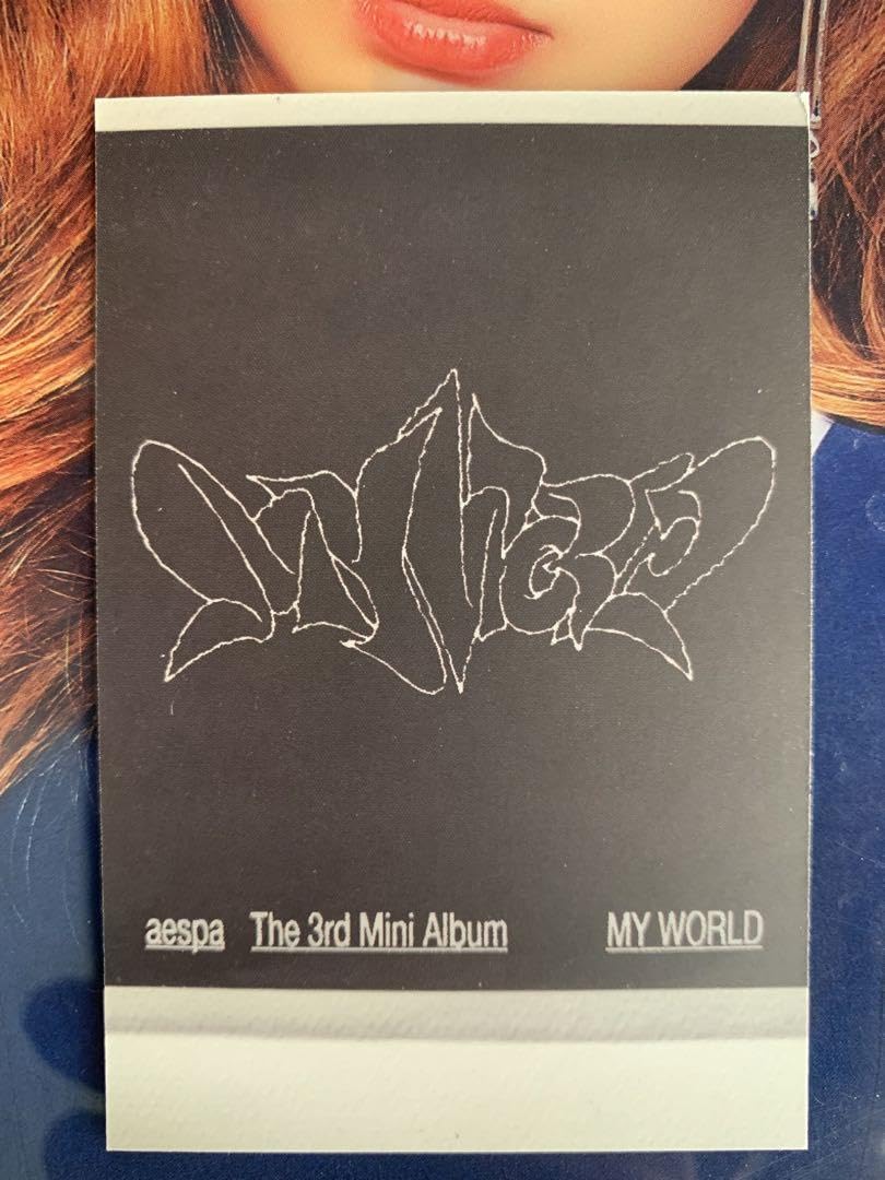 Amazon.co.jp: aespa ウィンター トレカ MY WORLD : おもちゃ